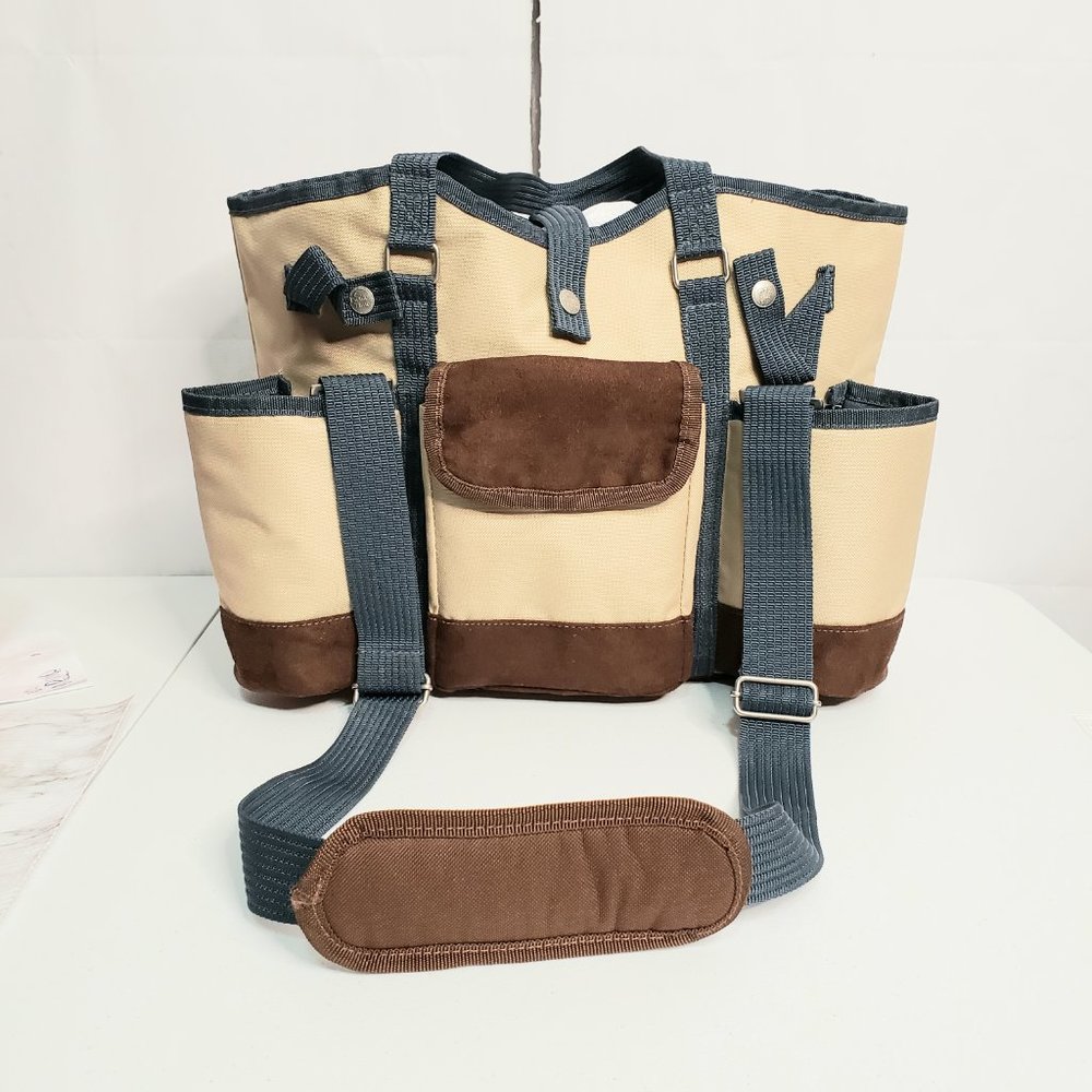 *SOLD* Legacy Wine Country Canvas Picnic Time Large Tote - Picture 2 of 11